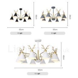 Modern Antlers Wall Light