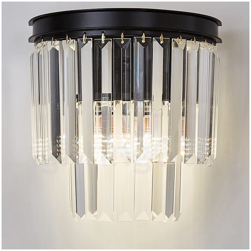 Modern Luxury K9 Crystal Wall Light with Crystal Shade