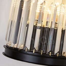 Modern Luxury K9 Crystal Wall Light with Crystal Shade