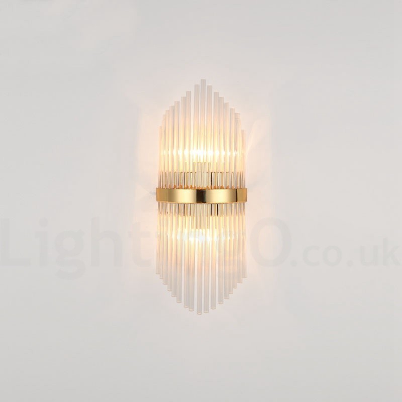 Modern Luxury K9 Crystal Wall Light with Crystal Shade