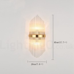 Modern Luxury K9 Crystal Wall Light with Crystal Shade