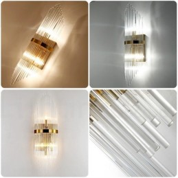 Modern Luxury K9 Crystal Wall Light with Crystal Shade