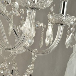 Modern Contemporary Crystal Glass Chandelier
