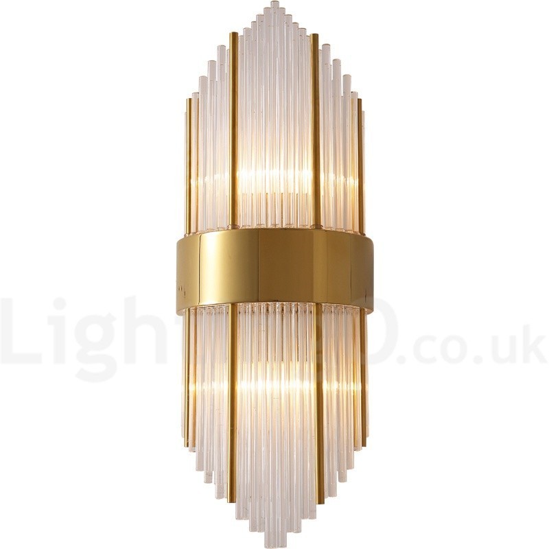 Modern Luxury K9 Crystal Wall Light with Crystal Shade