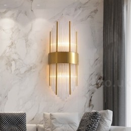 Modern Luxury K9 Crystal Wall Light with Crystal Shade