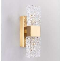 Modern Crystal Flush Mount Wall Light for Bedside Porch Aisle Living Room Bedroom Study