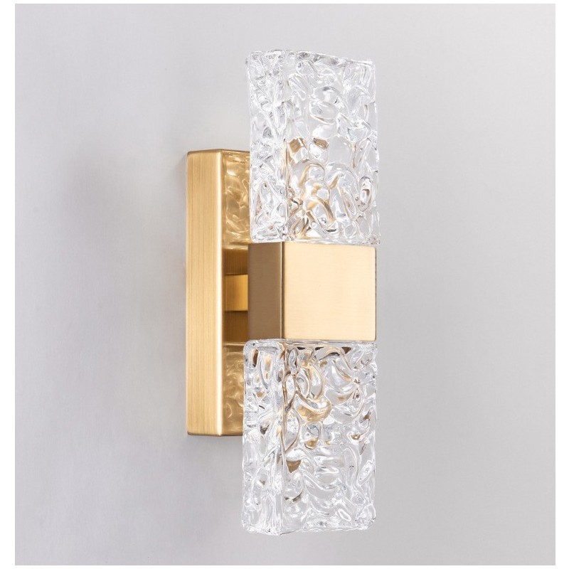 Modern Crystal Flush Mount Wall Light for Bedside Porch Aisle Living Room Bedroom Study