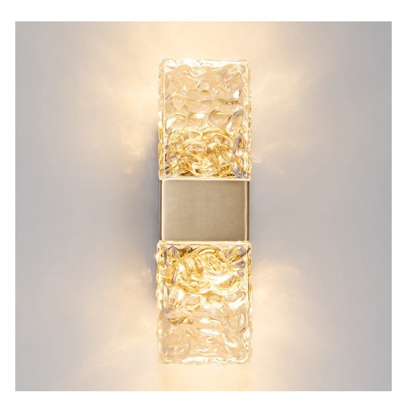 Modern Crystal Flush Mount Wall Light for Bedside Porch Aisle Living Room Bedroom Study