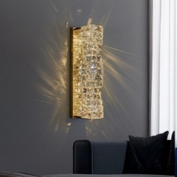 Modern K9 Crystal Wall Light for Bedside Porch Aisle Living Room Bedroom Study