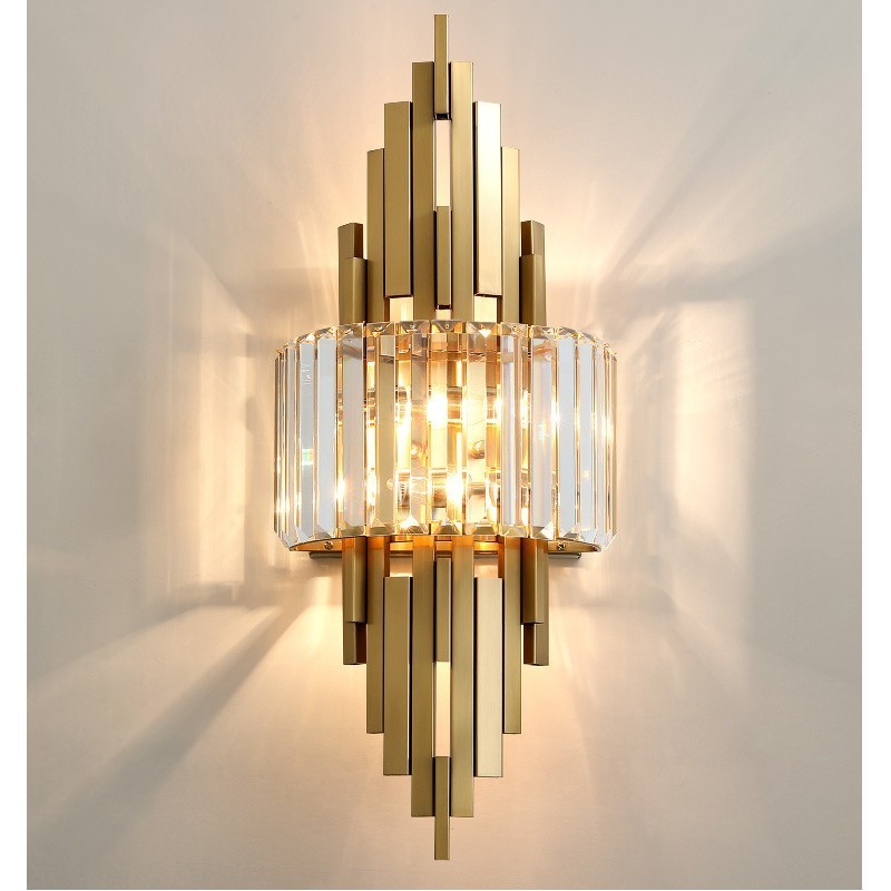 Postmodern Luxury Crystal Wall Light Living Room TV Background Wall Bedroom Bedside Wall Light