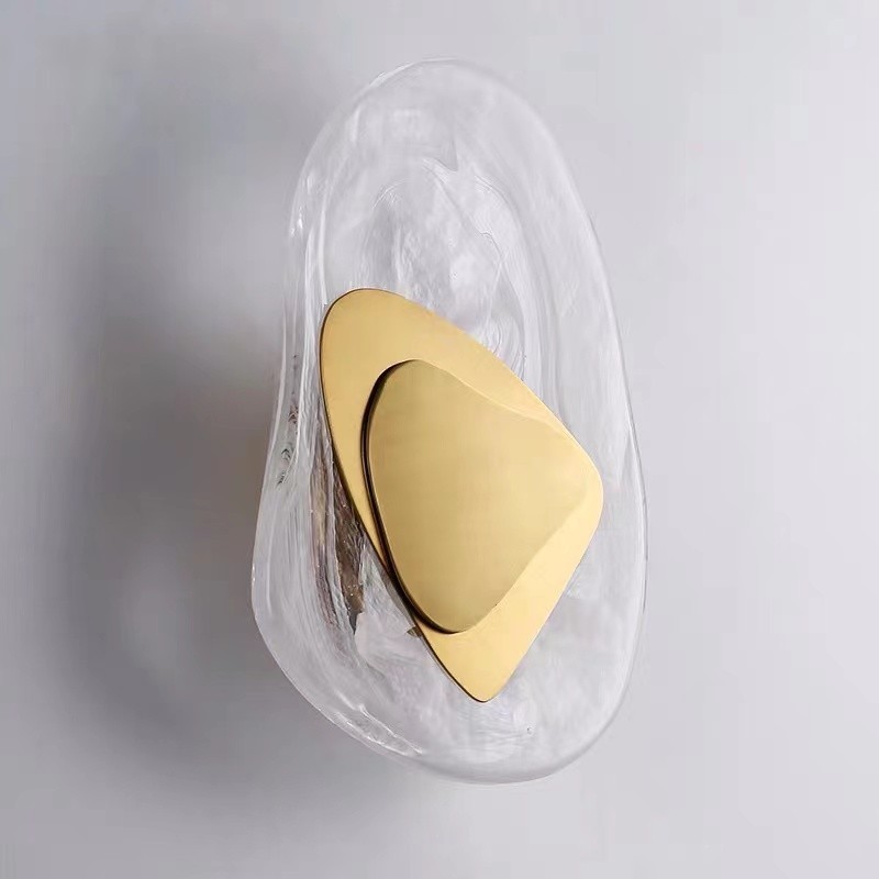 Nordic Crystal Wall Sconces Living Room Study Bedroom Bedside Aisle Living Room Background Wall Light