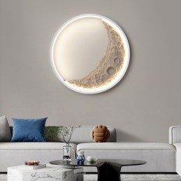 Nordic Indoor Round Background Wall Decorative Wall Lights