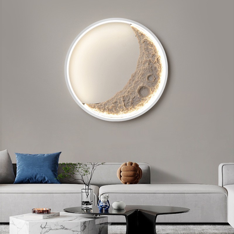 Nordic Indoor Round Background Wall Decorative Wall Lights