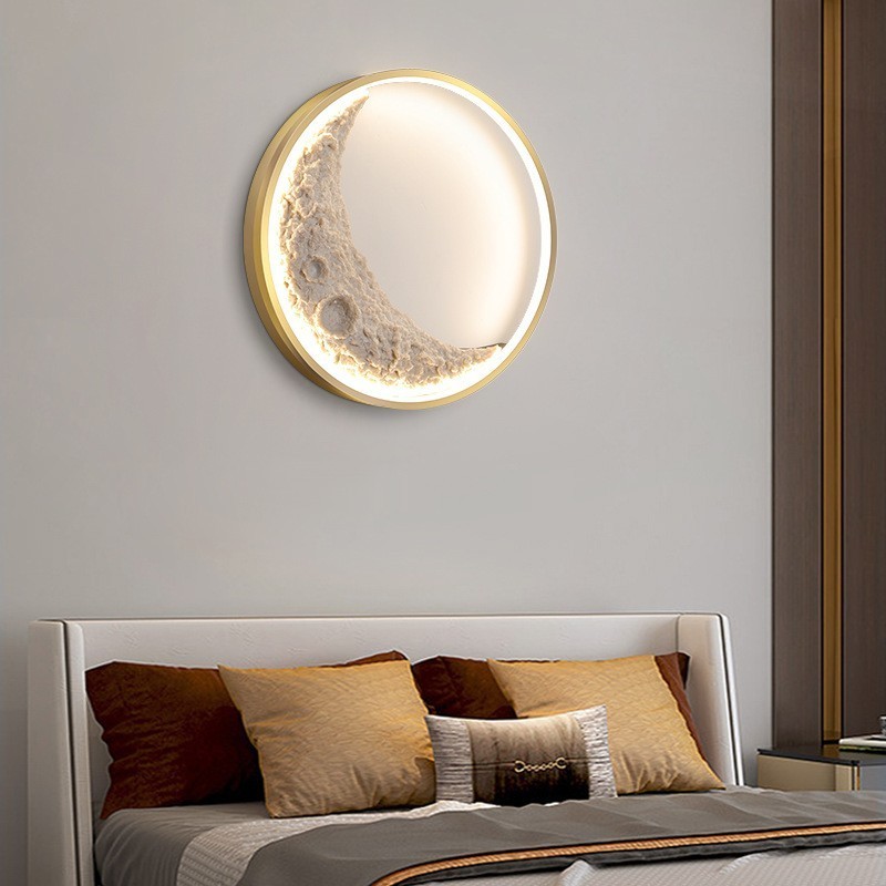 Nordic Indoor Round Background Wall Decorative Wall Lights