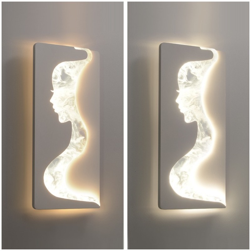 Indoor Lovely Girls Facing left Right Wall Light
