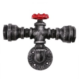 Vintage Retro Water Pipe Industrial Sconces Wall Lamp