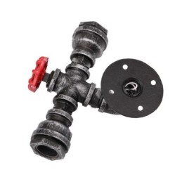 Vintage Retro Water Pipe Industrial Sconces Wall Lamp