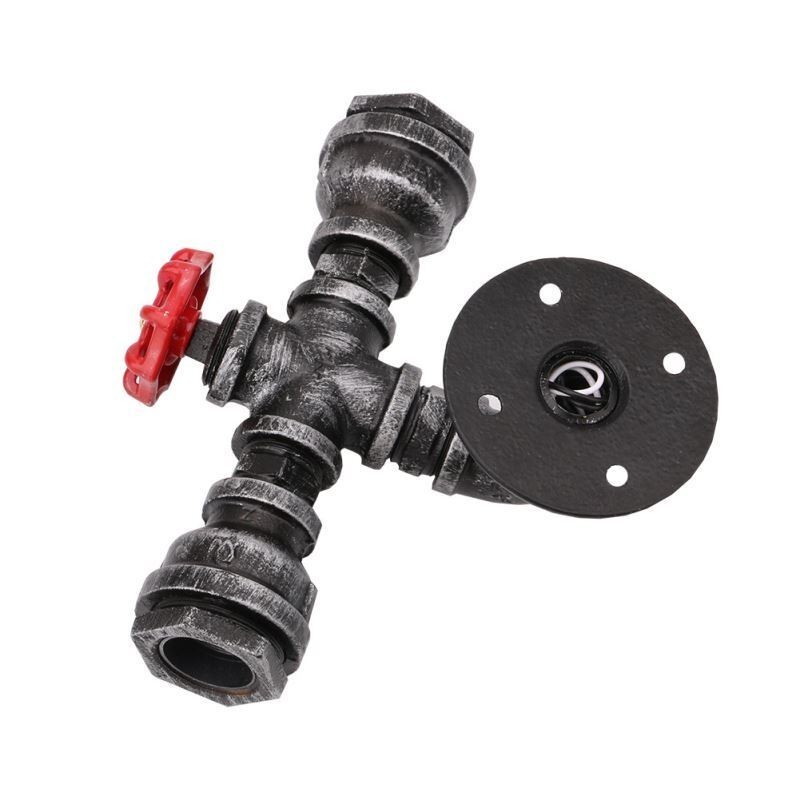 Vintage Retro Water Pipe Industrial Sconces Wall Lamp