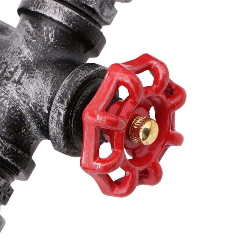 Vintage Retro Water Pipe Industrial Sconces Wall Lamp