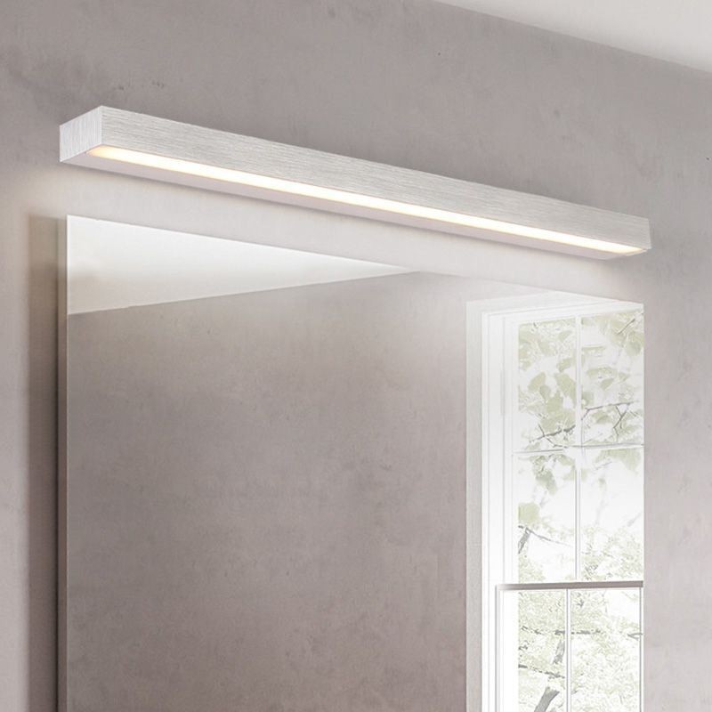 Modern Mirror Front Light Wall Lamp Acrylic Washroom Makeup Lighting