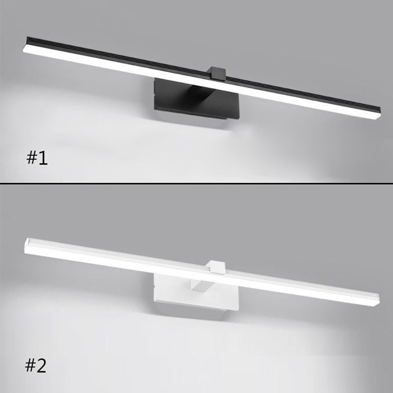 Contemporary Wall Lamp Mirror Front Light Acrylic Lighting Washroom