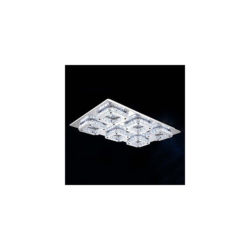 Modern Contemporary Electroplated Metal Flush Mount