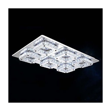 Modern Contemporary Electroplated Metal Flush Mount