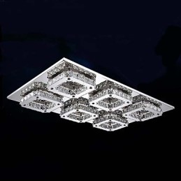 Modern Contemporary Electroplated Metal Flush Mount