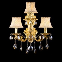 European Fashion Wall Lamp Luxurious Crystal Drop Wall Sconce Lighting