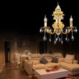 European Fashion Wall Lamp Luxurious Crystal Drop Wall Sconce Lighting