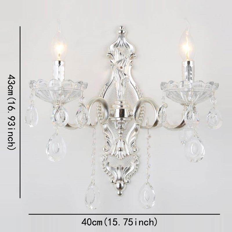 European Wall Lamp Crystal Wall Sconce Decoration Light Sconce Lighting