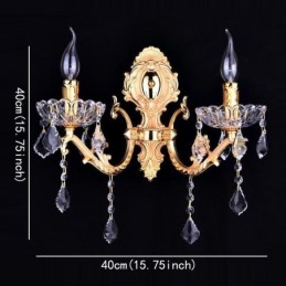 European Wall Lamp Crystal Wall Sconce Decoration Light Sconce Lighting