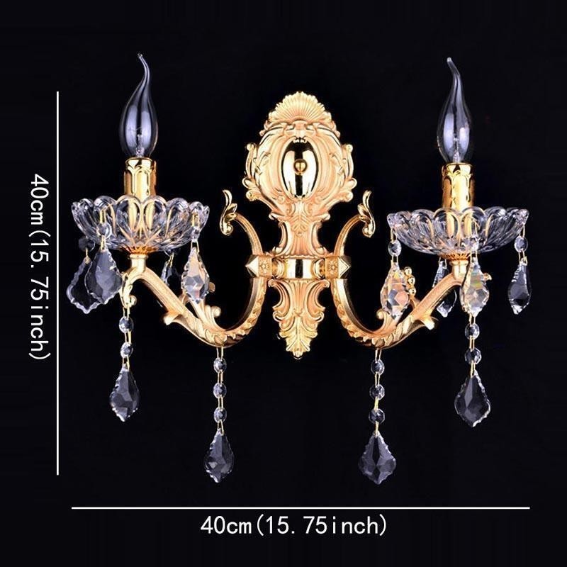 European Wall Lamp Crystal Wall Sconce Decoration Light Sconce Lighting