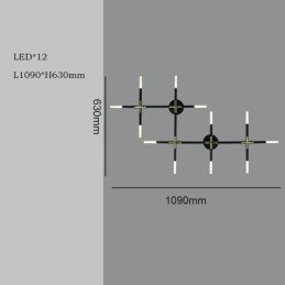 Wall Light Splicing Warm White Creative Wall Sconce DIY Combination Lamp