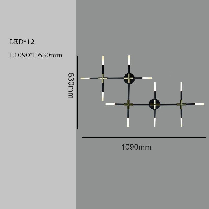 Wall Light Splicing Warm White Creative Wall Sconce DIY Combination Lamp