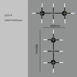 Wall Light Splicing Warm White Creative Wall Sconce DIY Combination Lamp