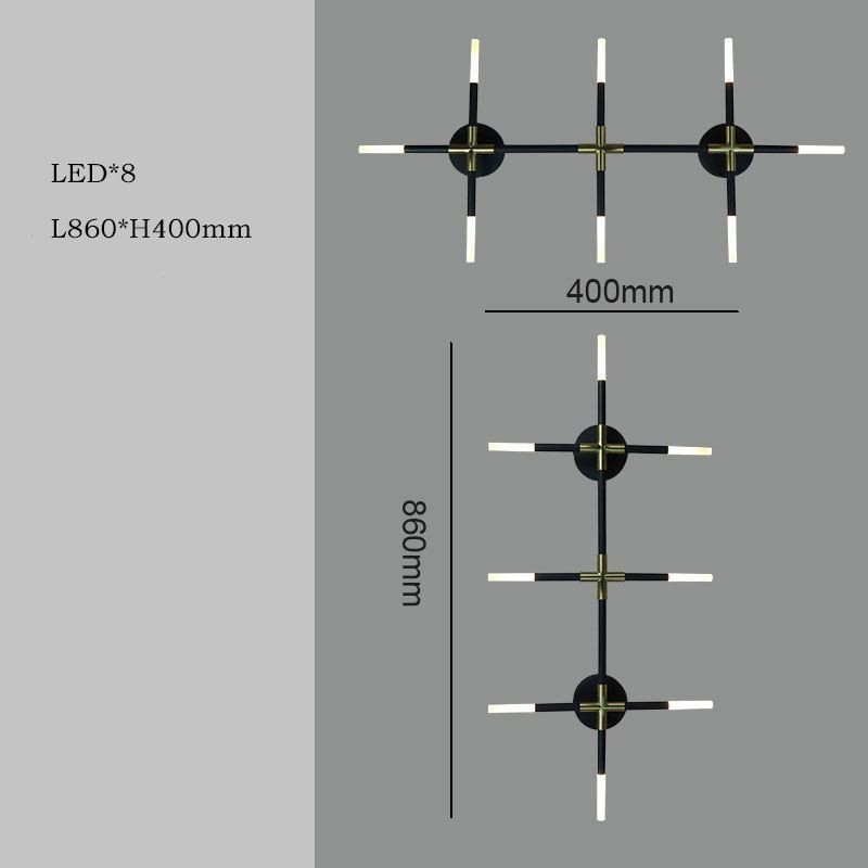 Wall Light Splicing Warm White Creative Wall Sconce DIY Combination Lamp