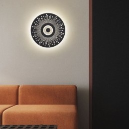 Wall Sconce Nordic Full Copper Hollow Round Wall Light