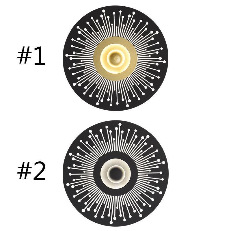 Wall Sconce Nordic Full Copper Hollow Round Wall Light