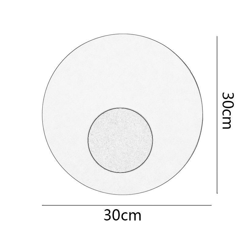 Nordic Wall Light Black Gold Round Full Copper Wall Sconce