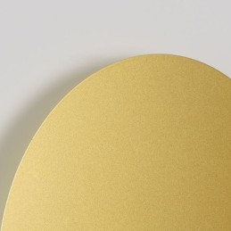 Nordic Wall Light Black Gold Round Full Copper Wall Sconce