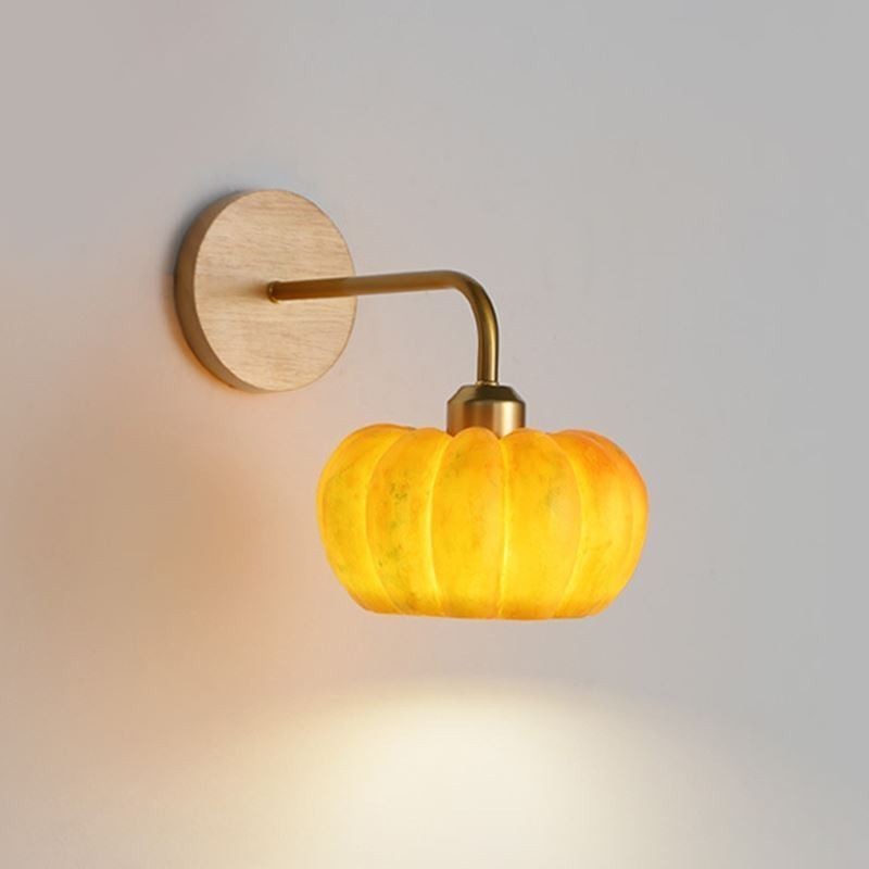 Pumpkin Wall Light Japanese Retro Wall Sconces Lamp
