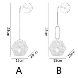 Modern Wall Light Creative Glass Wall Sconce Lamp