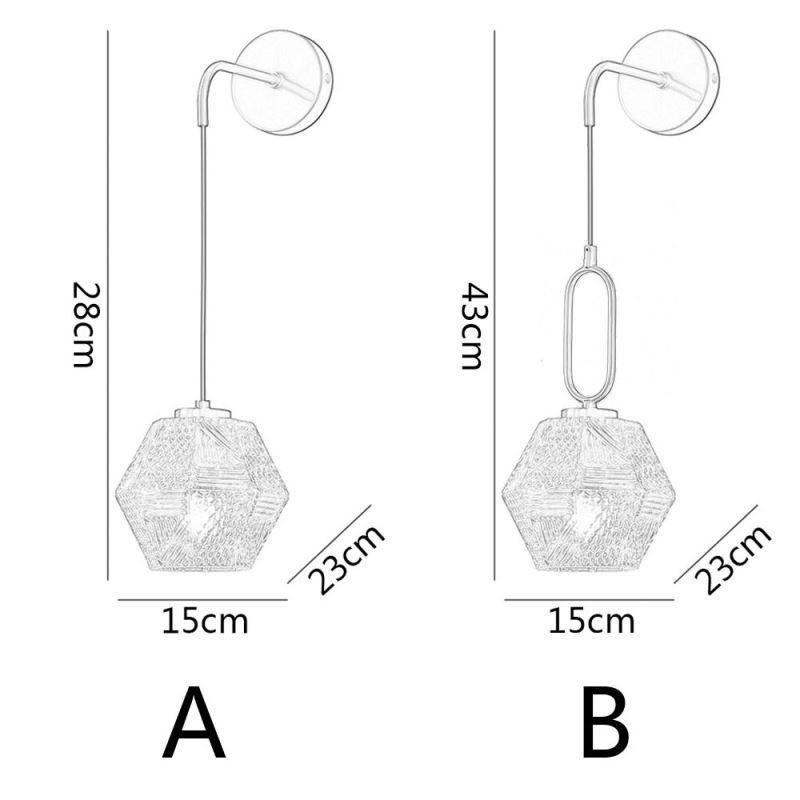 Modern Wall Light Creative Glass Wall Sconce Lamp