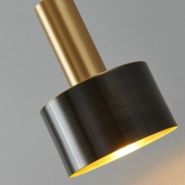 Modern Wall Light Black Gold Contrast Color Wall Sconce