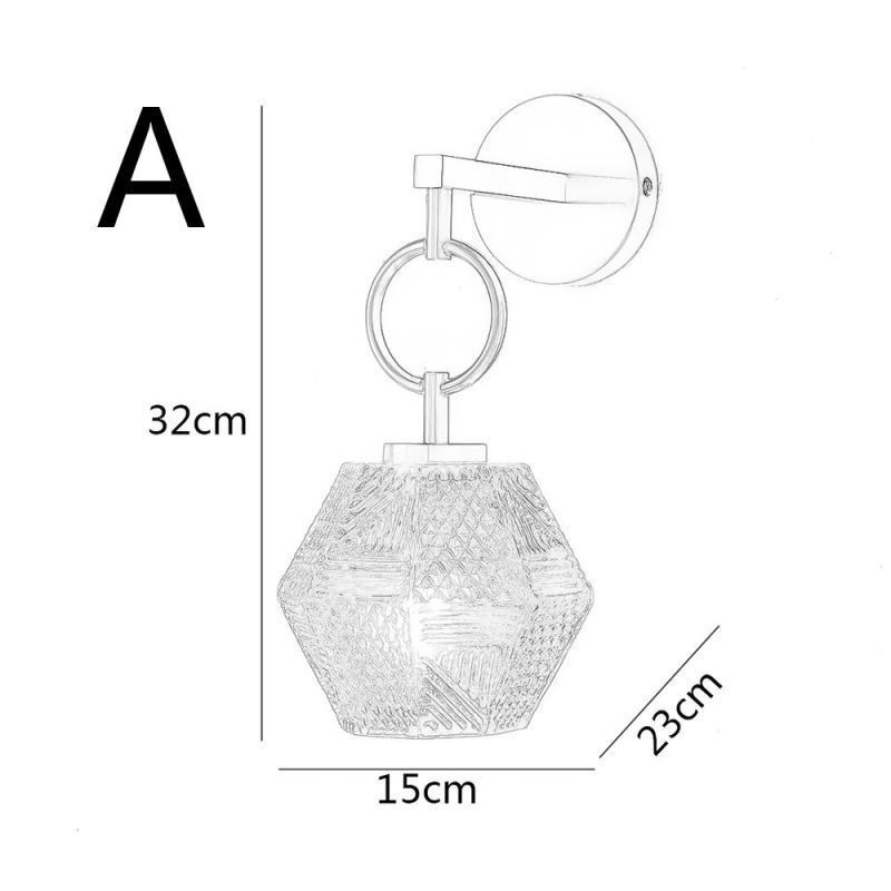 Modern Wall Light Creative Glass Wall Sconce Lamp