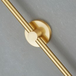 Modern Globe Wall Sconce Brushed Gold Glass Wall Light