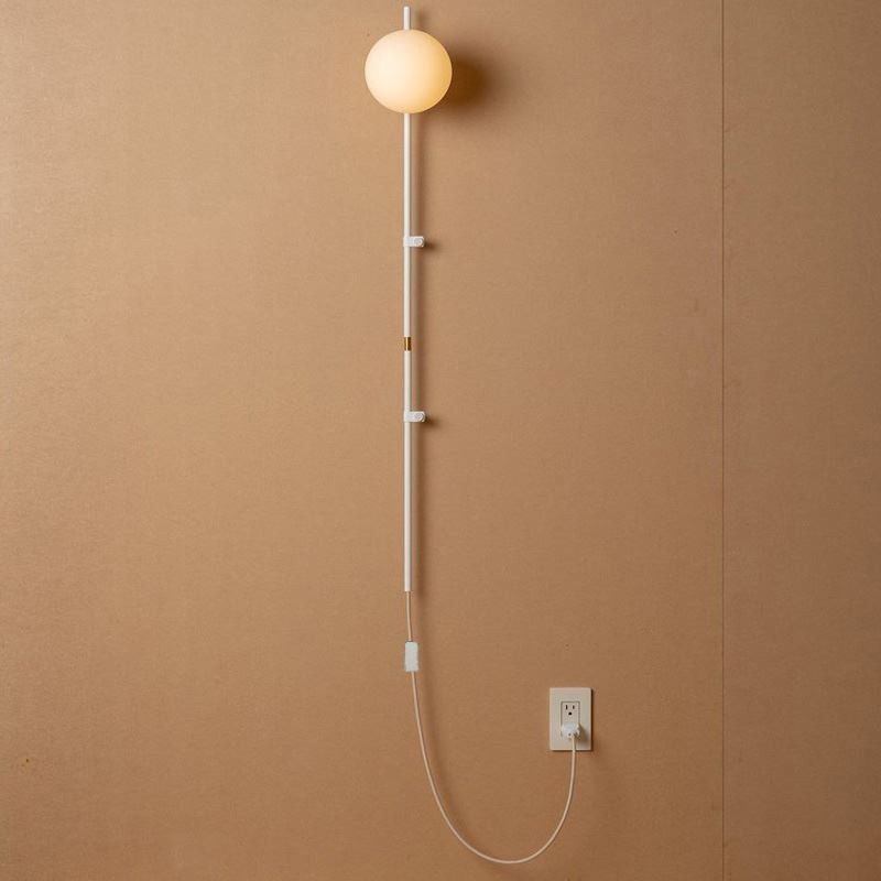Globe Wall Sconce Lighting Mid Century Magic Bean Wall Lamp With Plug