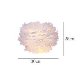 Creative Feather Wall Lamp Decorative Sconce Light