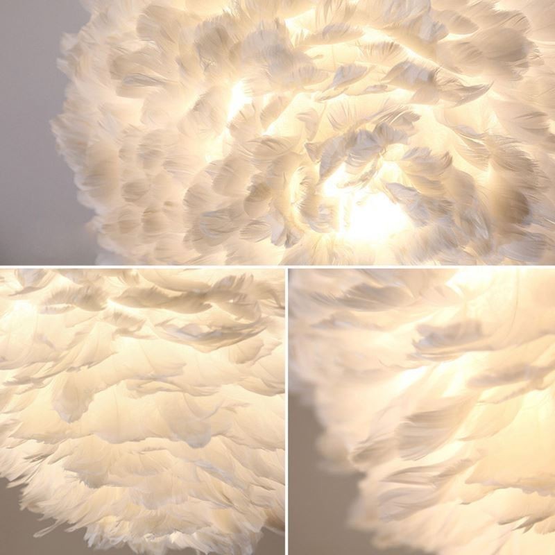 Creative Feather Wall Lamp Decorative Sconce Light